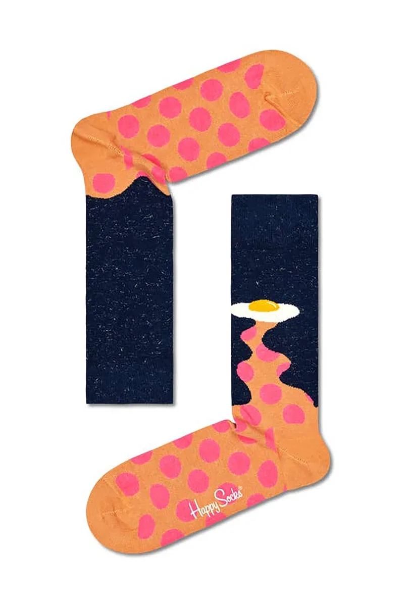 Happy Socks unisex κάλτσες "Space Egg" - EGG01-6300 Μαύρο