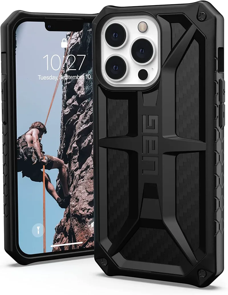 UAG Ανθεκτική Θήκη Monarch - Apple iPhone 13 Pro - Carbon Fiber (113151114242)