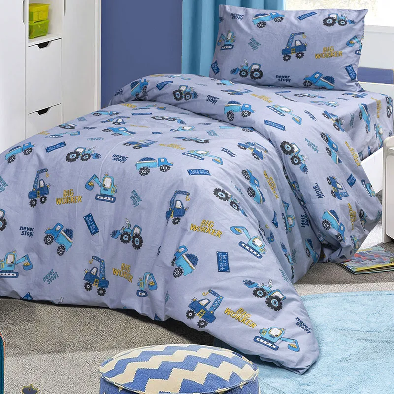 Σεντόνια Μονά Με Λάστιχο Σετ Beauty Home Tracker 6217 Grey 100x200+30