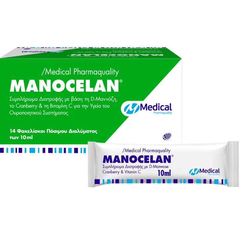 Medical PQ Manocelan Συμπλήρωμα Διατροφής σε Μορφή Πόσιμου Gel για την Καλή Υγεία του Ουροποιητικού Συστήματος 14 Sachets