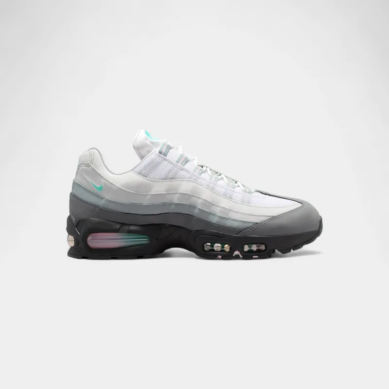 Xαμηλά Sneakers Nike Air Max 95 Big Bubble White Hyper Turquoise Ροζ Foam