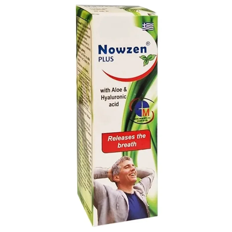 Medichrom Nowzen Plus Nasal Spray with Aloe & Hyaluronic Acid Φυτικό Σπρέι για τη Μύτη με Αλόη & Υαλουρονικό Οξύ 20ml