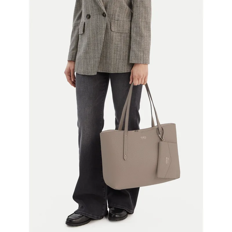 Τσάντα Guess HWPG96 48230 Μπεζ