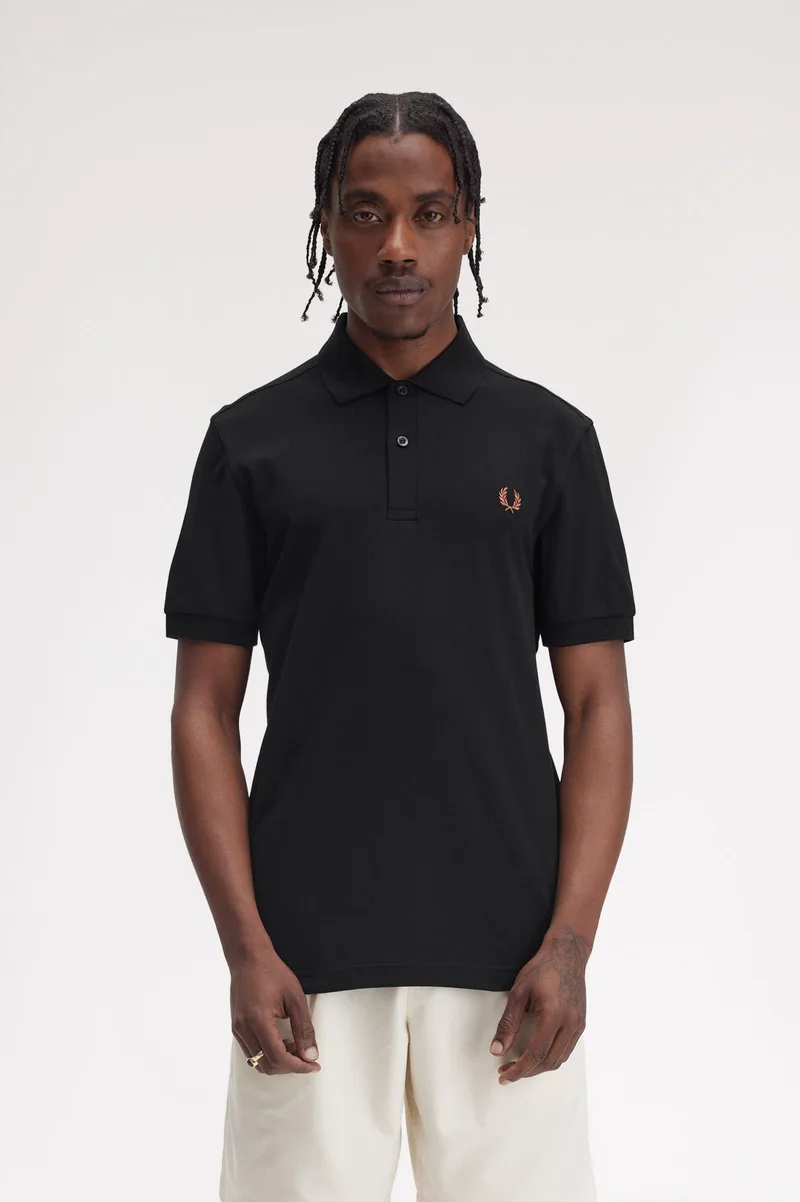 Ανδρικό Polo Plain Fred Perry Shirt M6000-X56 Μαύρο
