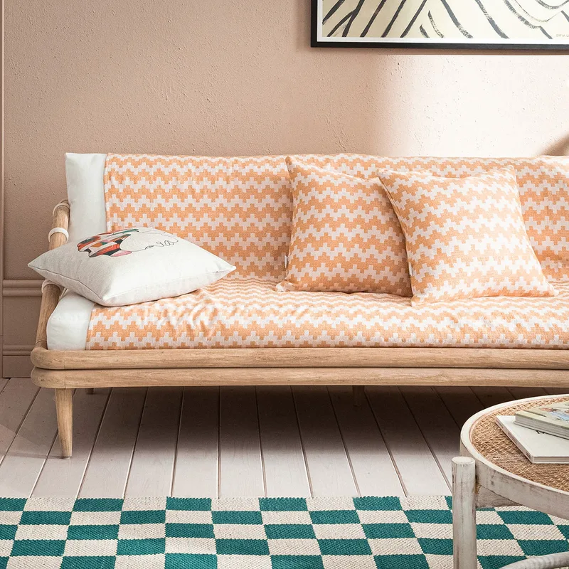 Ριχτάρι Καναπέ Τριθέσιου (180x310) Gofis Home Summer Waves Honey Brown 466/12