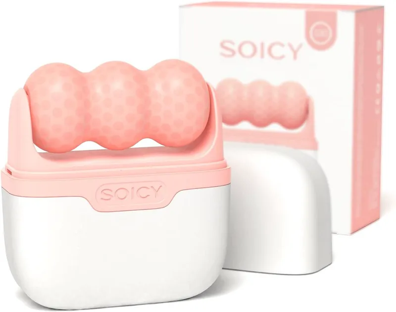 Συσκευή Μασάζ Παγοθεραπείας Ice Roller Soicy S30 | Ροζ