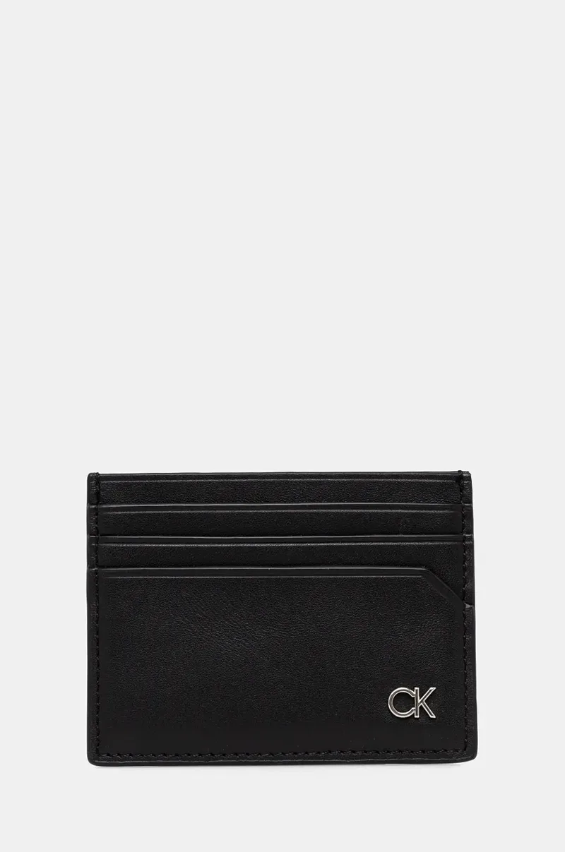 Ζώνη και δερμάτινη κάρτα Calvin Klein