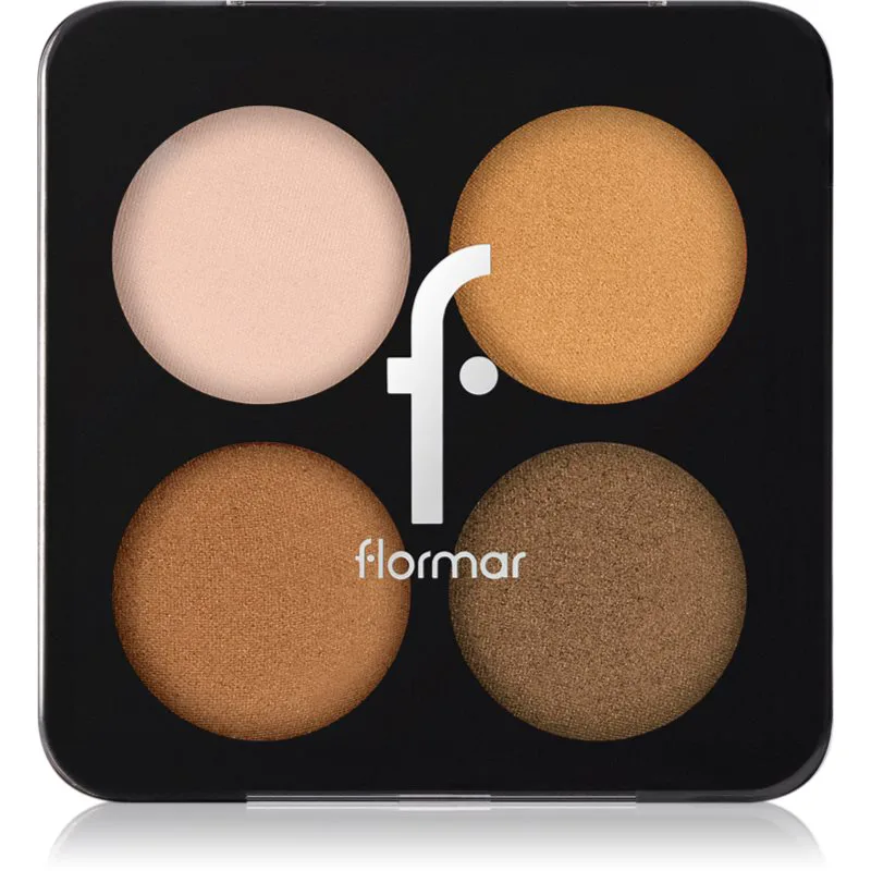 flormar Color Eyeshadow Palette Παλέτα σκιών για τα μάτια απόχρωση 003 Bronze Goddess 6 γρ