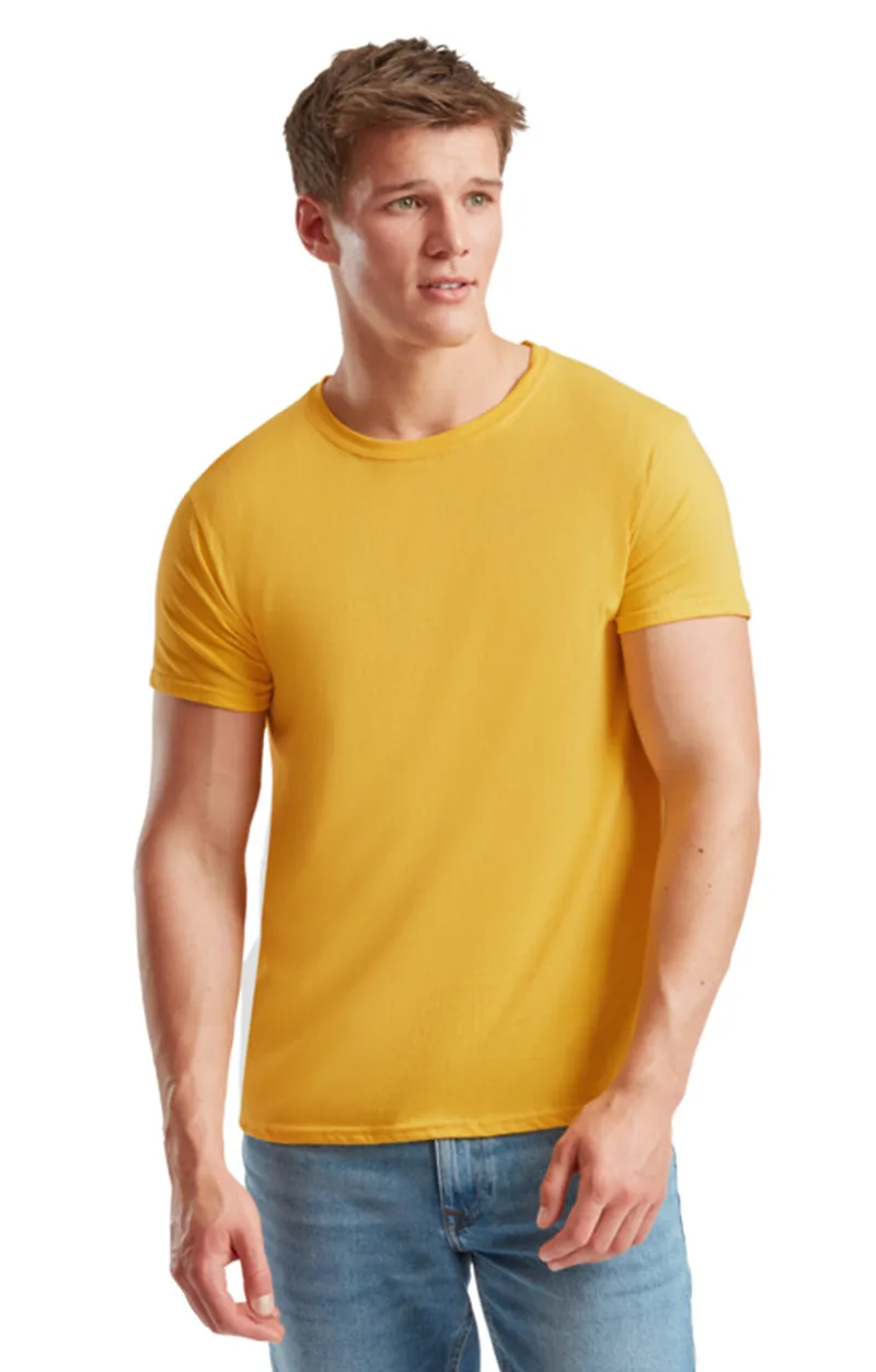 T-Shirt 61-430-0 Fruit of the Loom Iconic 150 Slim Fit Sunflower