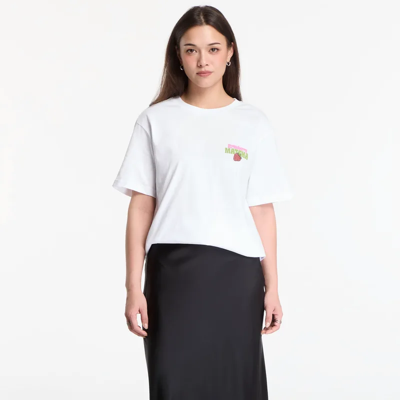 T-shirt Urbanc Classics Strawberry Matcha Tee White S