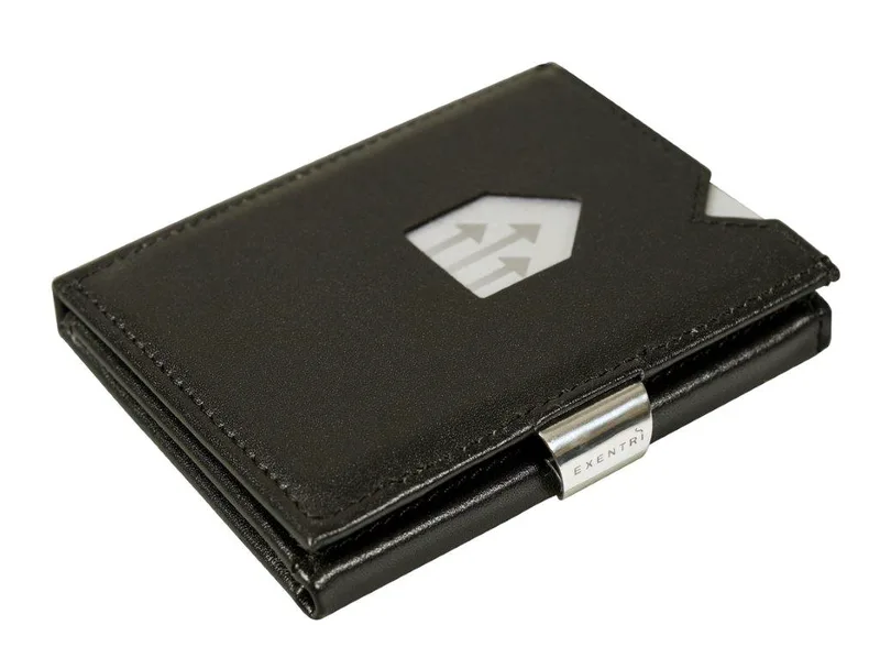 Πορτοφόλι Δερμάτινο 7x1x9εκ. Exentri 001-EXW Black (Ύφασμα: Δέρμα, Χρώμα: Μαύρο) - EXENTRI - 001-EXW