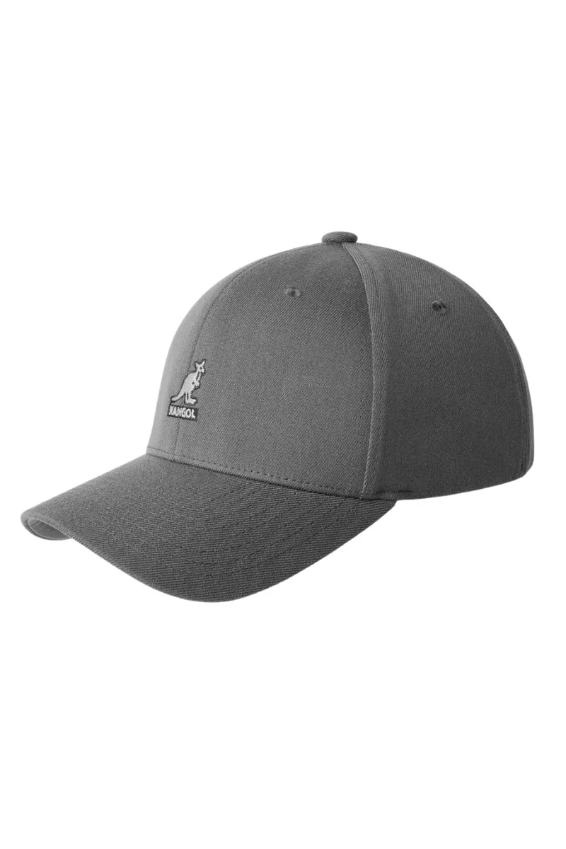 KANGOL Καπέλα WOOL FLEXFIT BASEBALL - Γκρι-8650BC