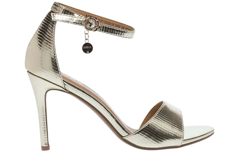 Πέδιλα Mexx Leyla Paisley Heeled sandal MI001608561W-Gold Γυναικείο