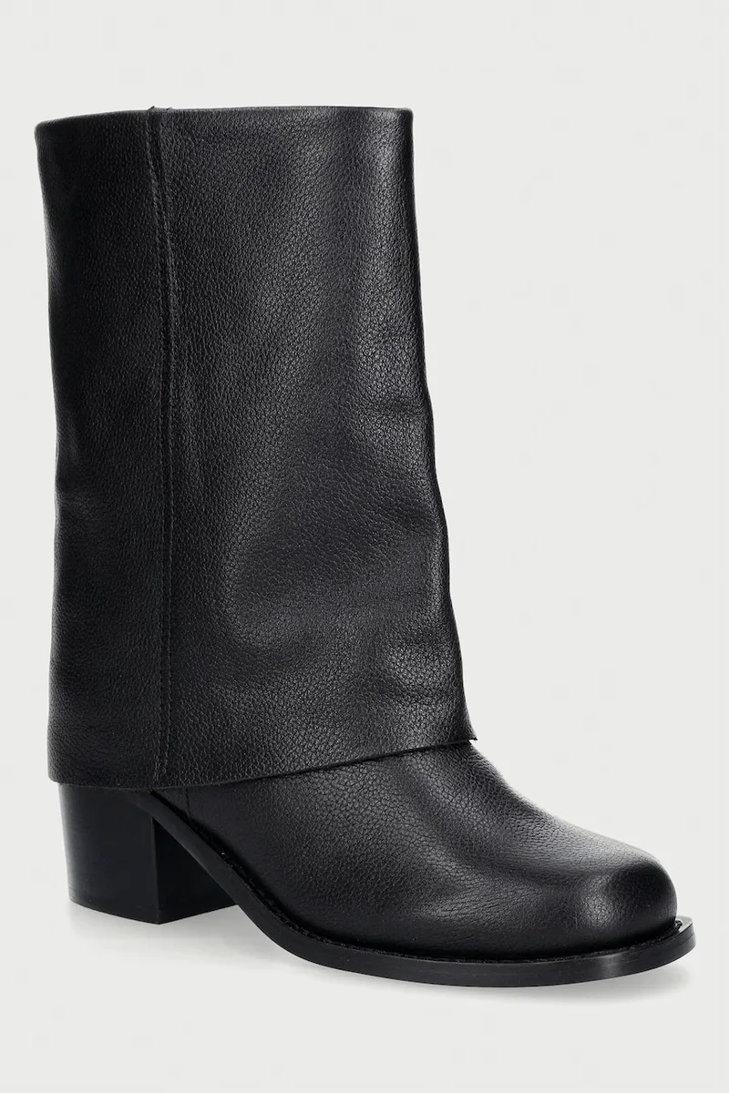 Aldo μποτάκια block heel γυναικεία δερμάτινα NOLYA