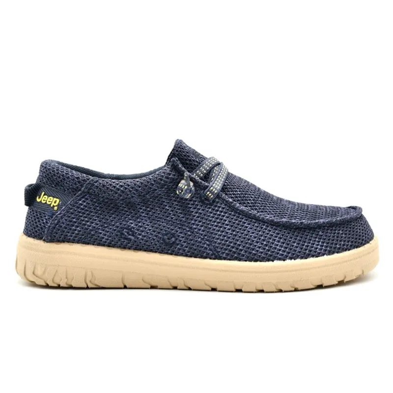JEEP ΑΝΔΡΙΚΟ SNEAKER SAMOA WALLABEE KNIT JM51030A 016 NAVY