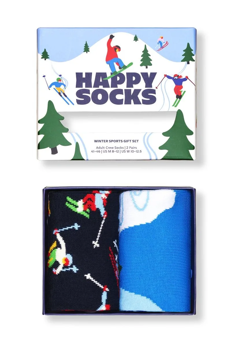 UNISEX ΚΑΛΤΣΕΣ 2-PACK WINTER SPORTS ΣΕΤ ΔΩΡΟΥ HAPPY SOCKS ΠΟΛΥΧΡΩΜΟ