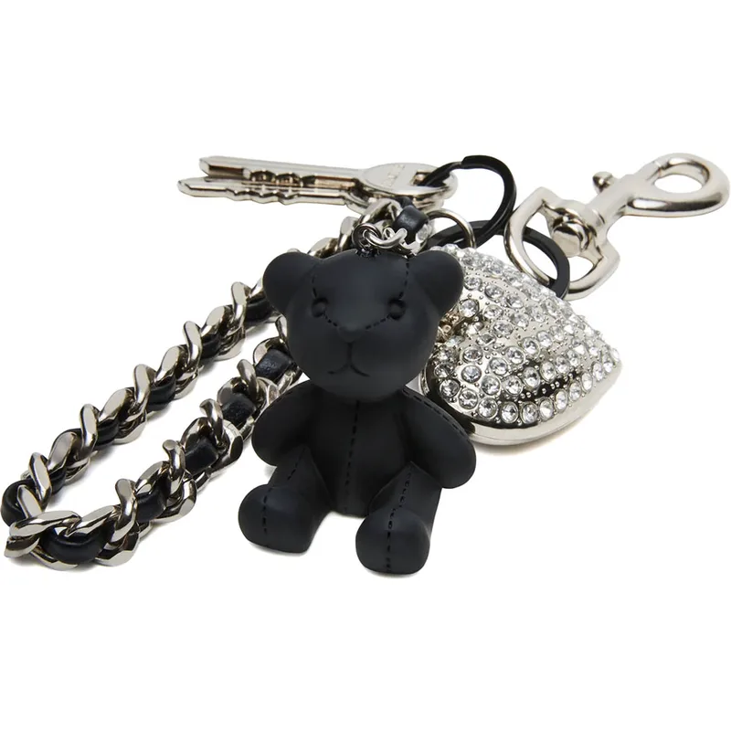 Steve Madden μαύρο μπρελόκ Beary