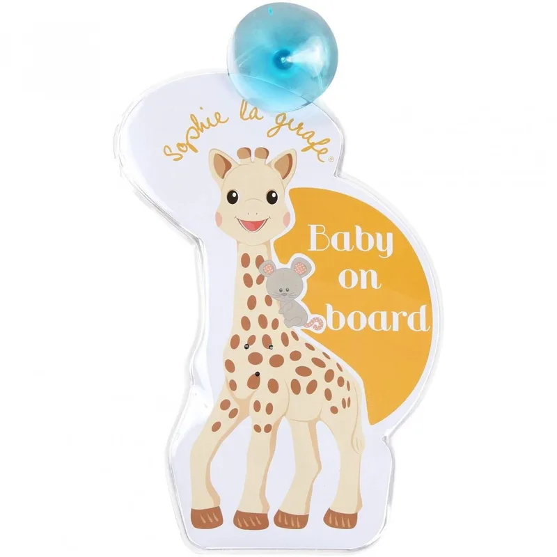 Σόφι καμηλοπάρδαλη Baby on Board σήμα με φωτάκια Sophie La Giraffe