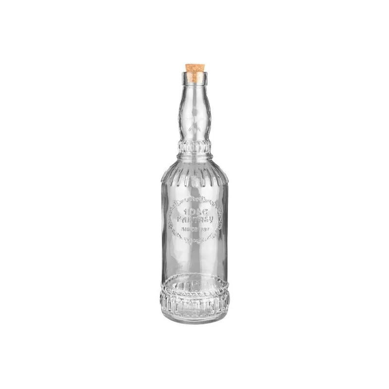 Μπουκάλι Γυάλινο-Φελλός Διάφανο Essentials Estia 720ml-8,1x29,5εκ. 01-21849 (Σετ 2 Τεμάχια) (Υλικό: Γυαλί, Χρώμα: Διάφανο ) - estia - 01-21849