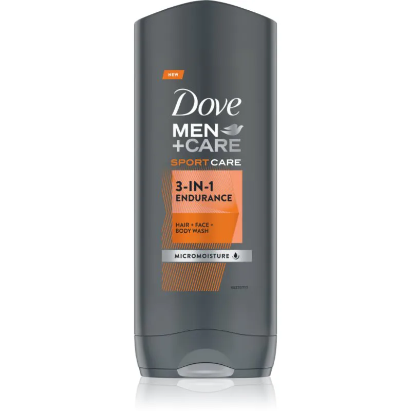 Dove Men+Care Sport Care τζελ για ντους για άντρες 3 σε 1 400 ml