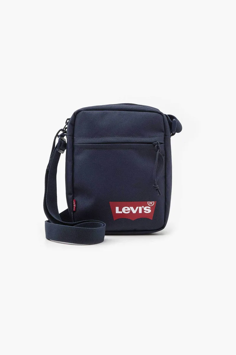 Levi's® ανδρικό mini τσαντάκι crossbody με logo print - 380050124 Σκούρο Μπλε