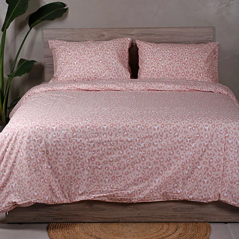 Σεντόνια King Size (Σετ) 260X270 Sunshine 2044 Ροζ Χωρίς Λάστιχο (260x270)