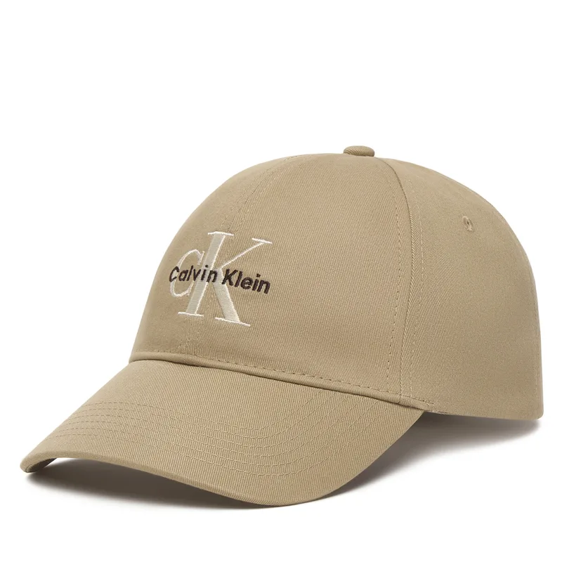 Καπέλο Jockey Calvin Klein Monologo Embroidery Baseball Cap LV04G5004G Μπεζ