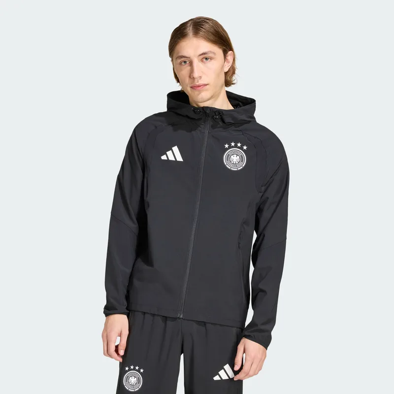 adidas Germany Tiro Travel Full Zip Ανδρικό Αντιανεμικό Μπουφάν (9000263700_1469)