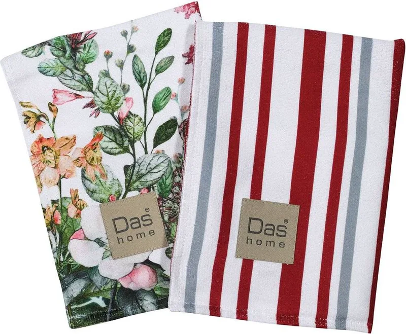ΠΕΤΣΕΤΕΣ ΚΟΥΖΙΝΑΣ DAS HOME KITCHEN LINE 0634 ΠΟΛΥΧΡΩΜΟ 2ΤΜΧ 40Χ65CM