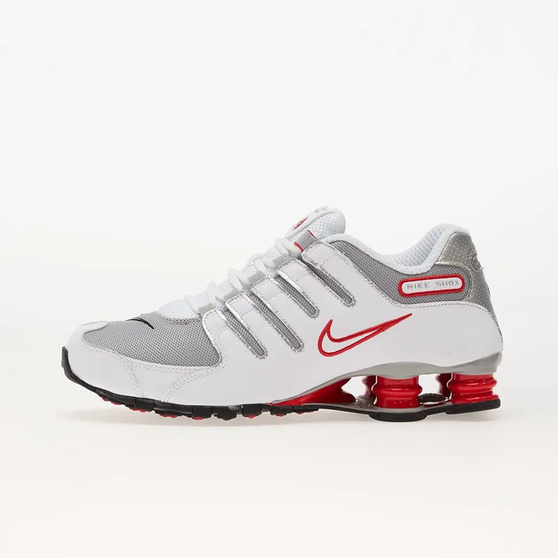 Sneakers Nike Shox Nz White/ Metallic Silver-Sport Red EUR 40.5