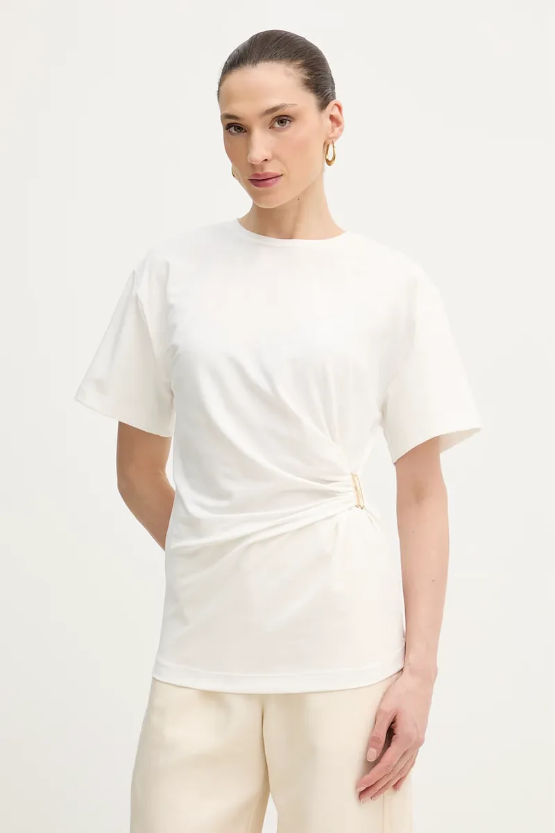 Pinko T-shirt γυναικείο από βαμβάκι με ελαστάν