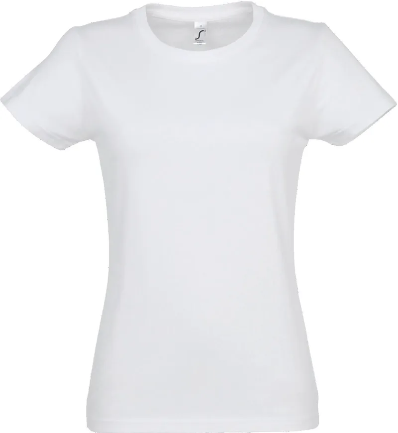 Γυναικείο T-shirt Imperial Women SOLS 11502 White