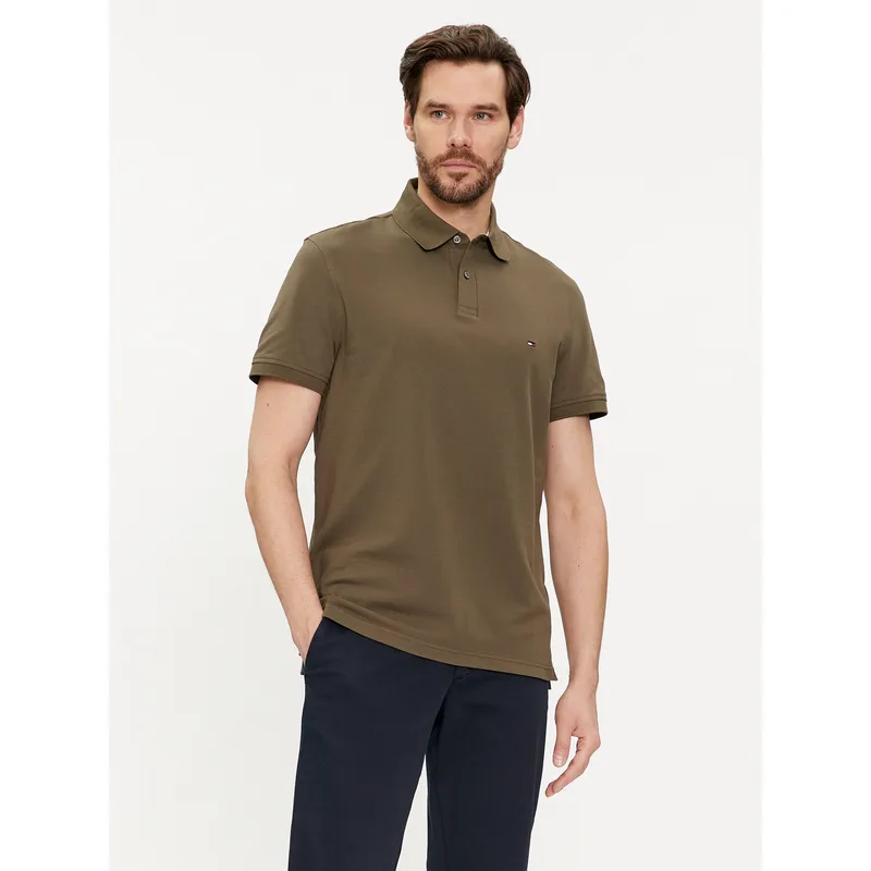 Tommy Hilfiger Polo 1985 MW0MW17770 Χακί Regular Fit