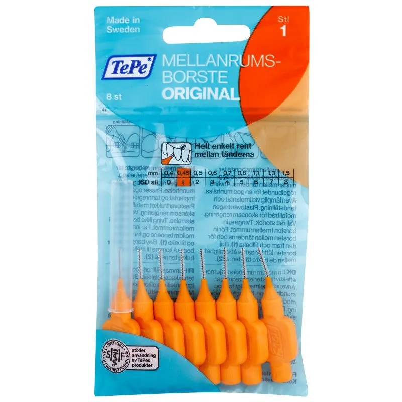 TePe Original μεσοδόντια βουρτσάκια 0,45 mm 8 τμχ
