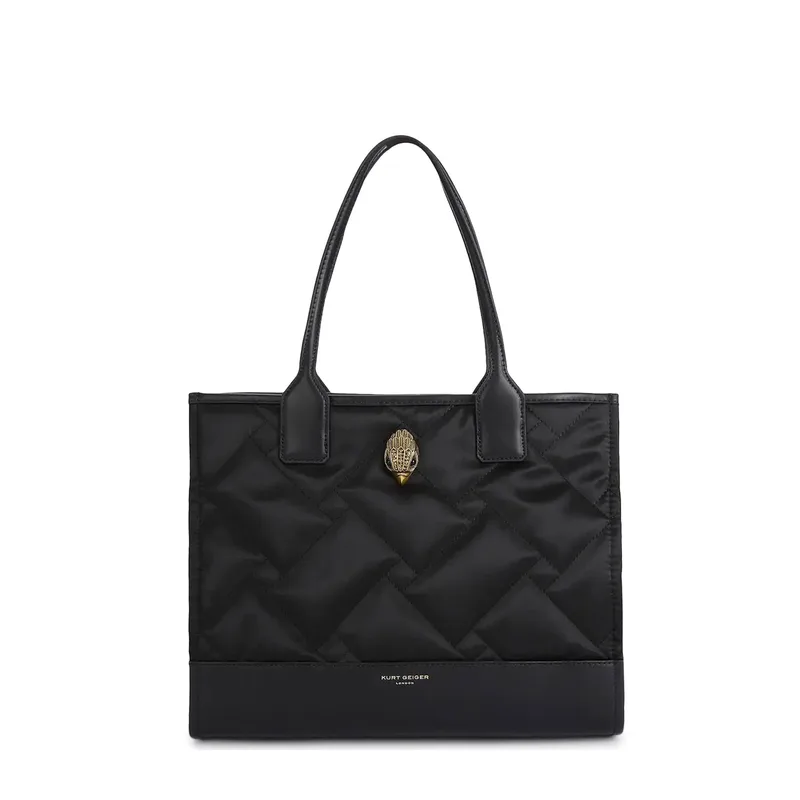 Shopping γυναικεία Kurt Geiger Μαύρο 8670900229 Recycled SQ SM Shopper 262