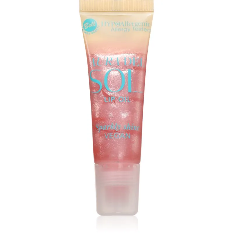 Bell HYPOallergenic Aura Del Sol αστραφτερό λάδι για τα χείλη απόχρωση 01 Solar Aura 10 γρ