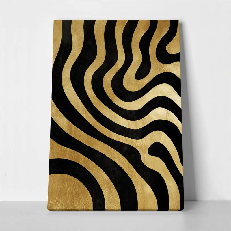 Πίνακας σε Καμβά BOHO LUXURY ZEBRA PATTERN