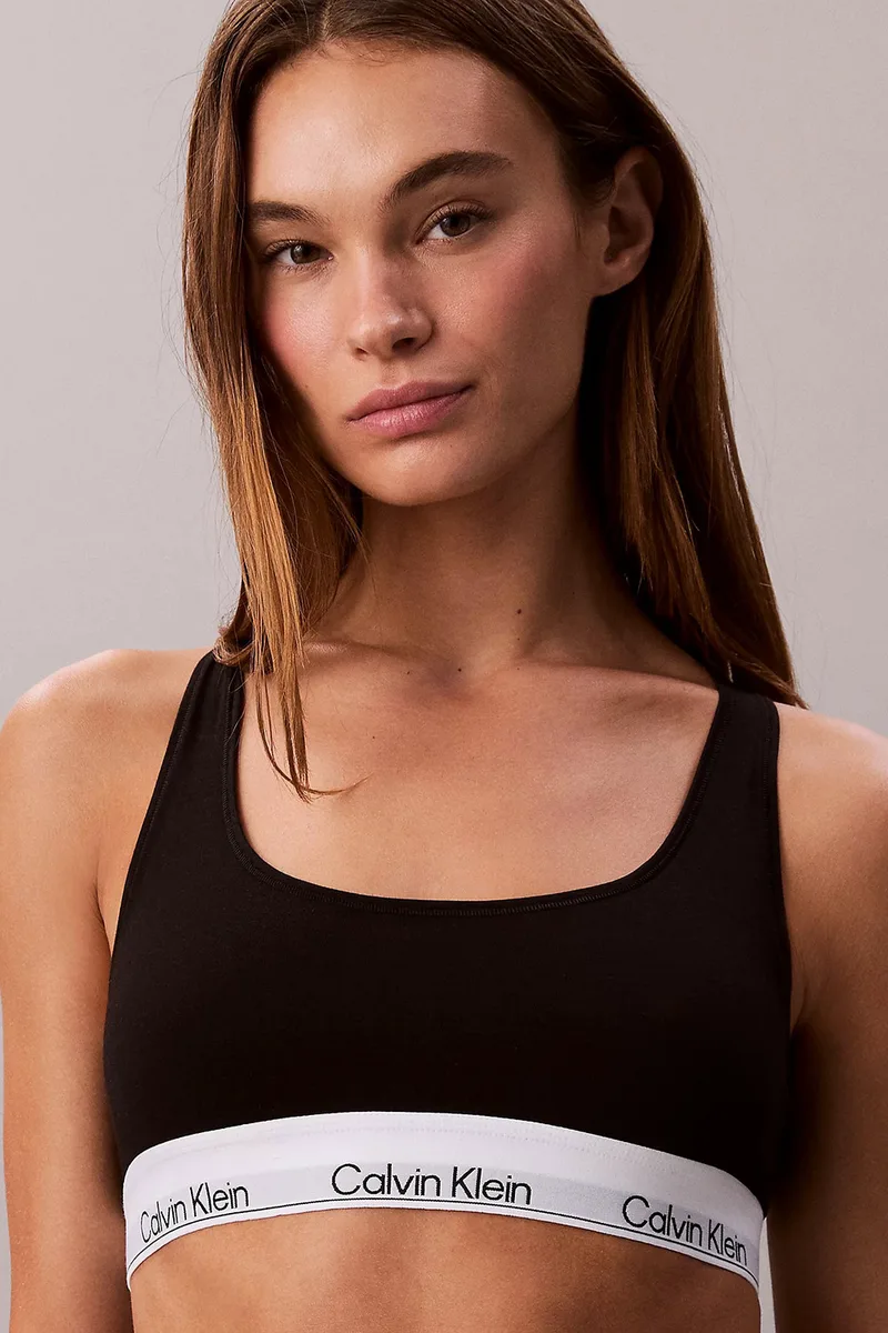 Calvin Klein γυναικείο μπουστάκι Unlined Bralette-Icon Cotton Modal-LV00QF8493-UB1