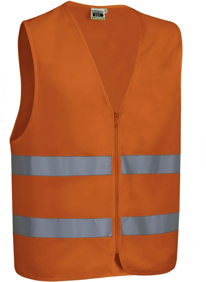 Hi-Vis Safety Vest WAGON Valento CHVAWAGNF Fluo Πορτοκαλί