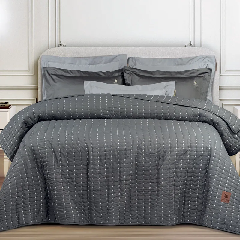 Κουβερλί Υπέρδιπλο 230x250 Greenwich Polo 3465 Dark Grey 230x250