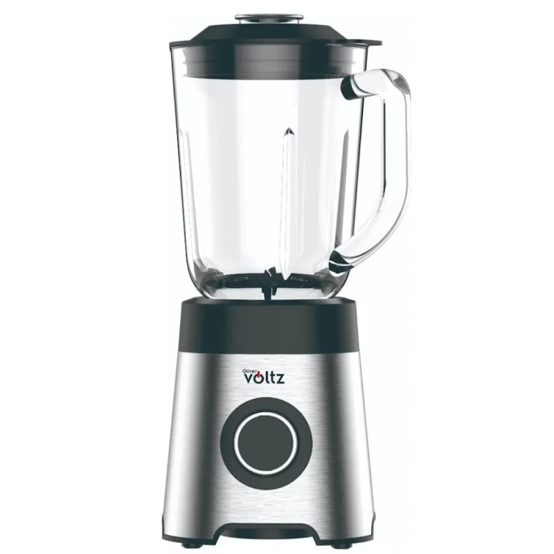 Μπλέντερ Oliver Voltz OV51162E, 800 W, 2 ταχύτητες+Pulse, 1,5 λίτρο, Trochene on Ice, Ασημί
