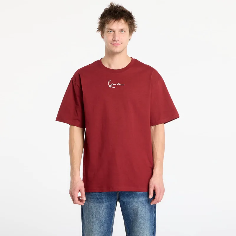 T-shirt Karl Kani Small Signature Essential Tee Red M