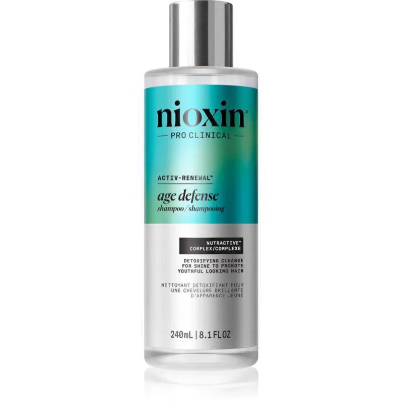 Nioxin Age defense Shampoo σαμπουάν ενάντια στη γήρανση για όλους τους τύπους μαλλιών 240 ml