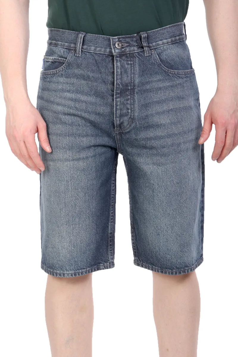HUGO BLUE ΒΕΡΜΟΥΔΑ JEANS SKATE SHORTS ΜΠΛΕ