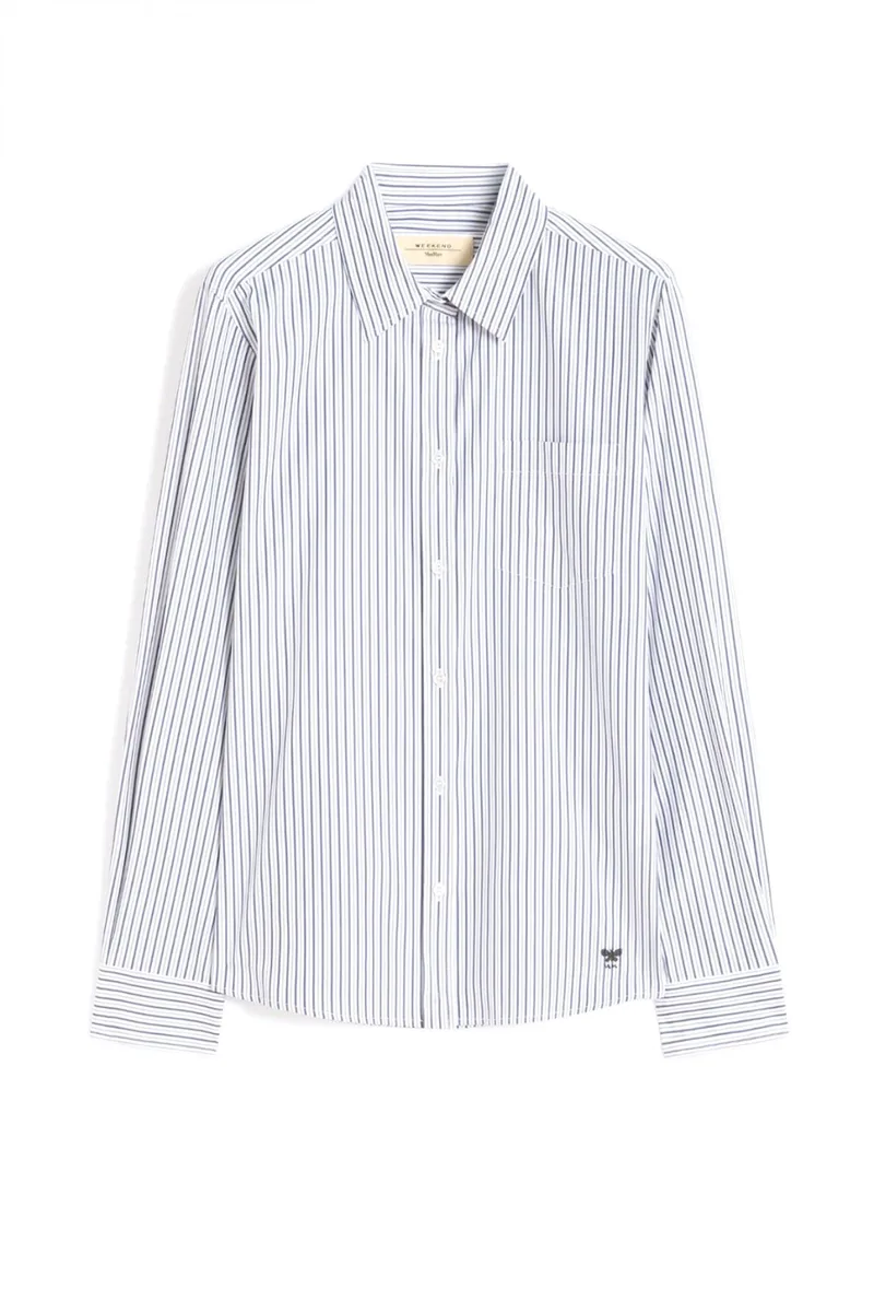 MAX MARA WEEKEND ΠΟΥΚΑΜΙΣΟ WKDBAHAMAS ΡΙΓΕ ΤΣΕΠΗ ΛΕΥΚΟ-ΜΠΛΕ