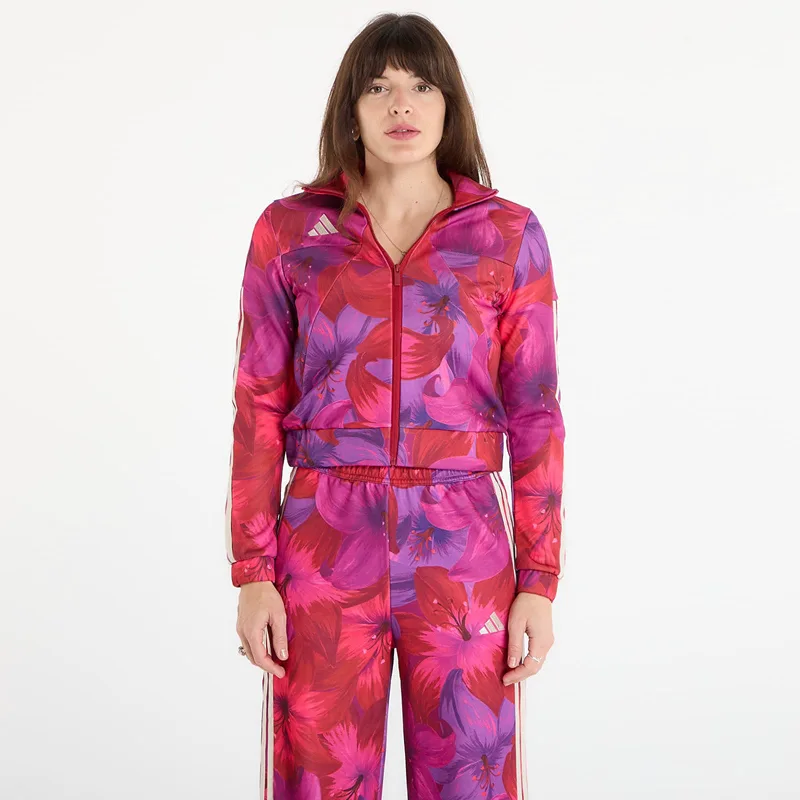 Φούτερ adidas X Farm Rio House Of Tiro Track Top Bahia Magenta XS