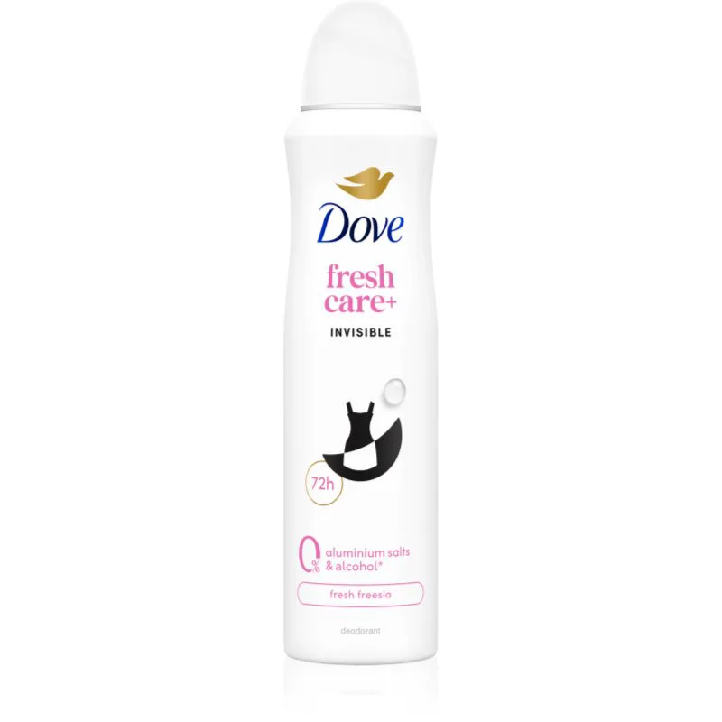 Dove 0% ALU Invisible Care αποσμητικό χωρίς οινόπνευμα και αλουμίνιο σε σπρέι 150 ml