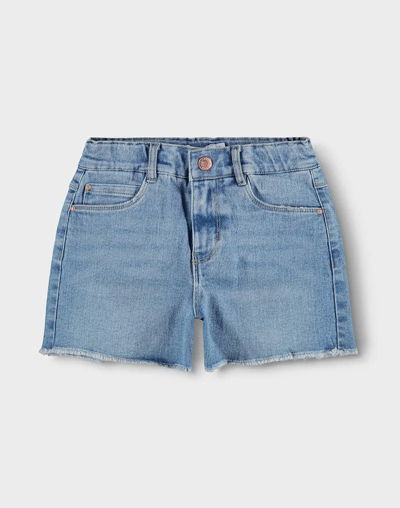 NAME IT NKFROSE HW MOM DNM SHORTS 8222-YA NOOS 13197313-Medium Blue Denim JeanBlue
