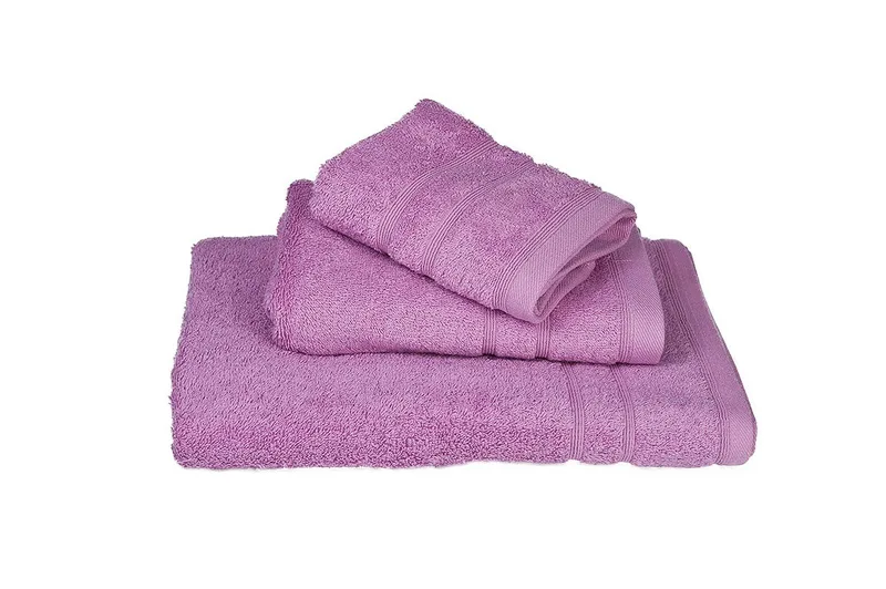 Πετσέτα Μπάνιου ΚΟΜΒΟΣ Πεννιέ 500 Lilac 75x145