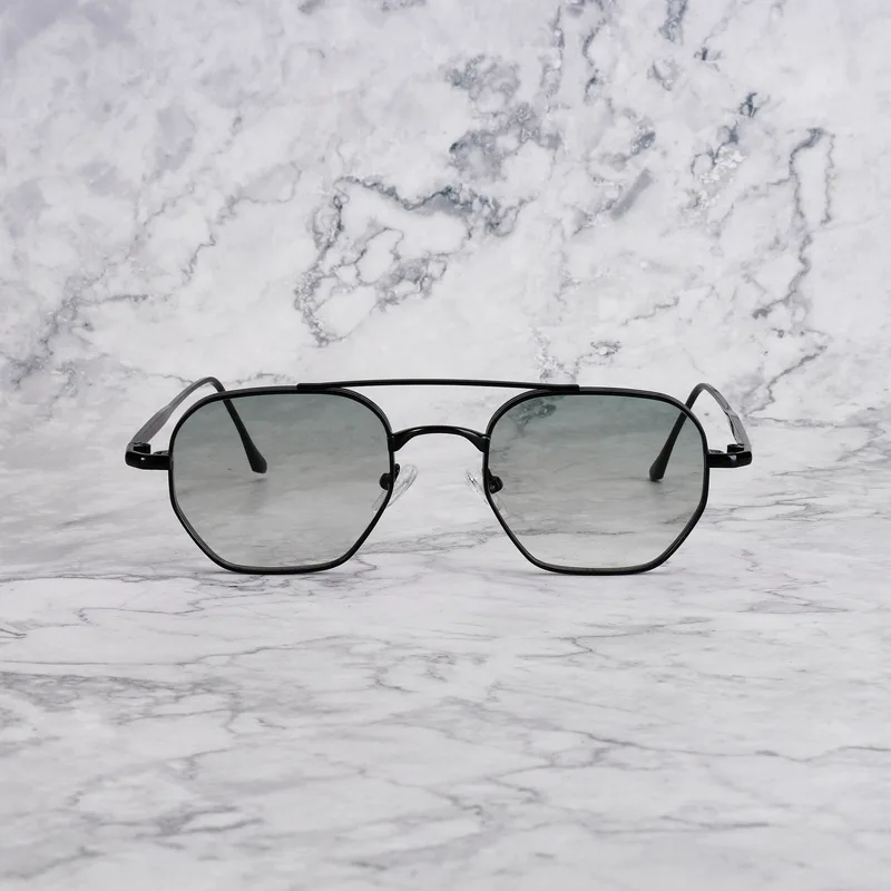 RICK 20EP3 - RICK - BLACK - GRADIENT GREEN Sunglasses | Black | Gradient Green Shades | Explicit Poets Sunglasses